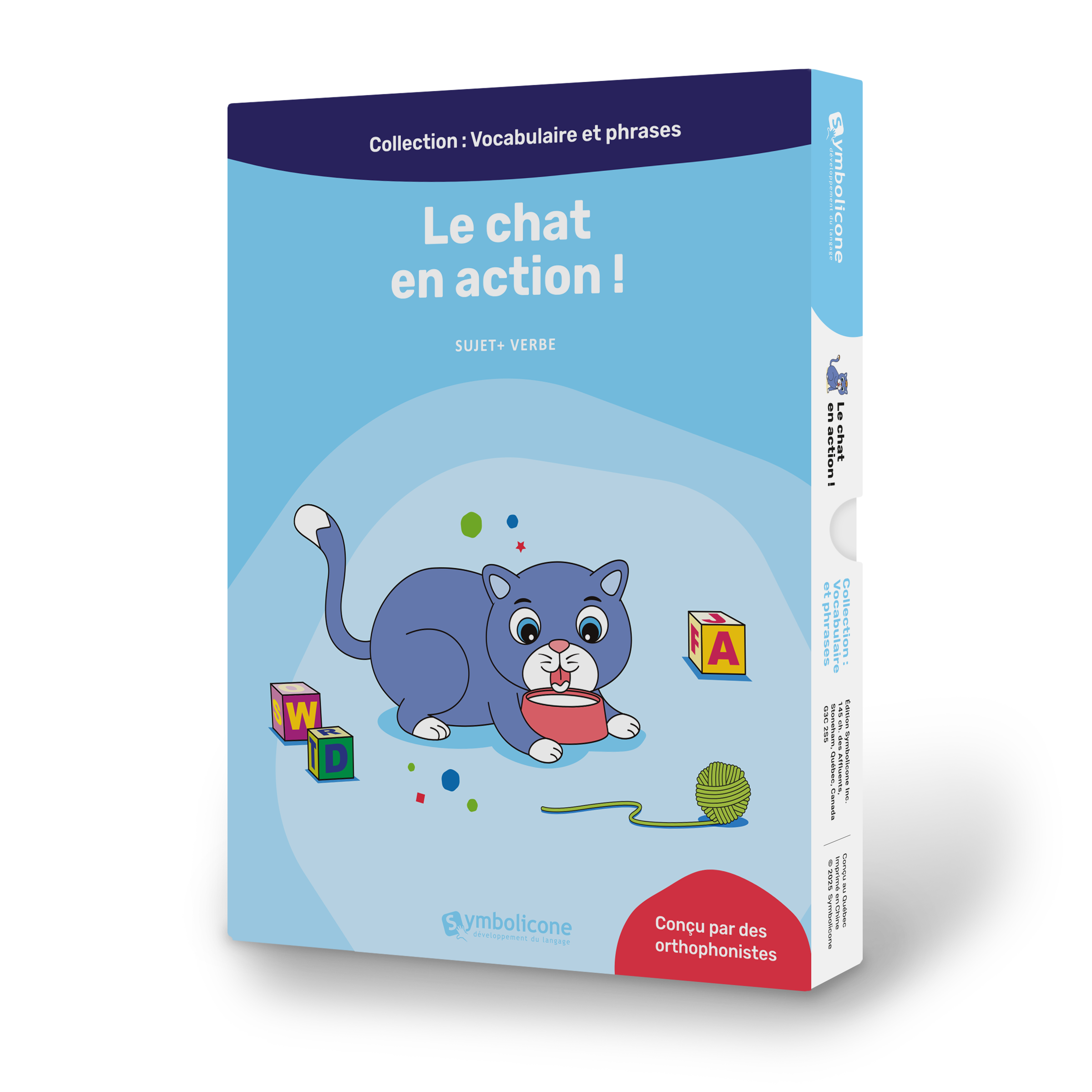 Le chat en action !