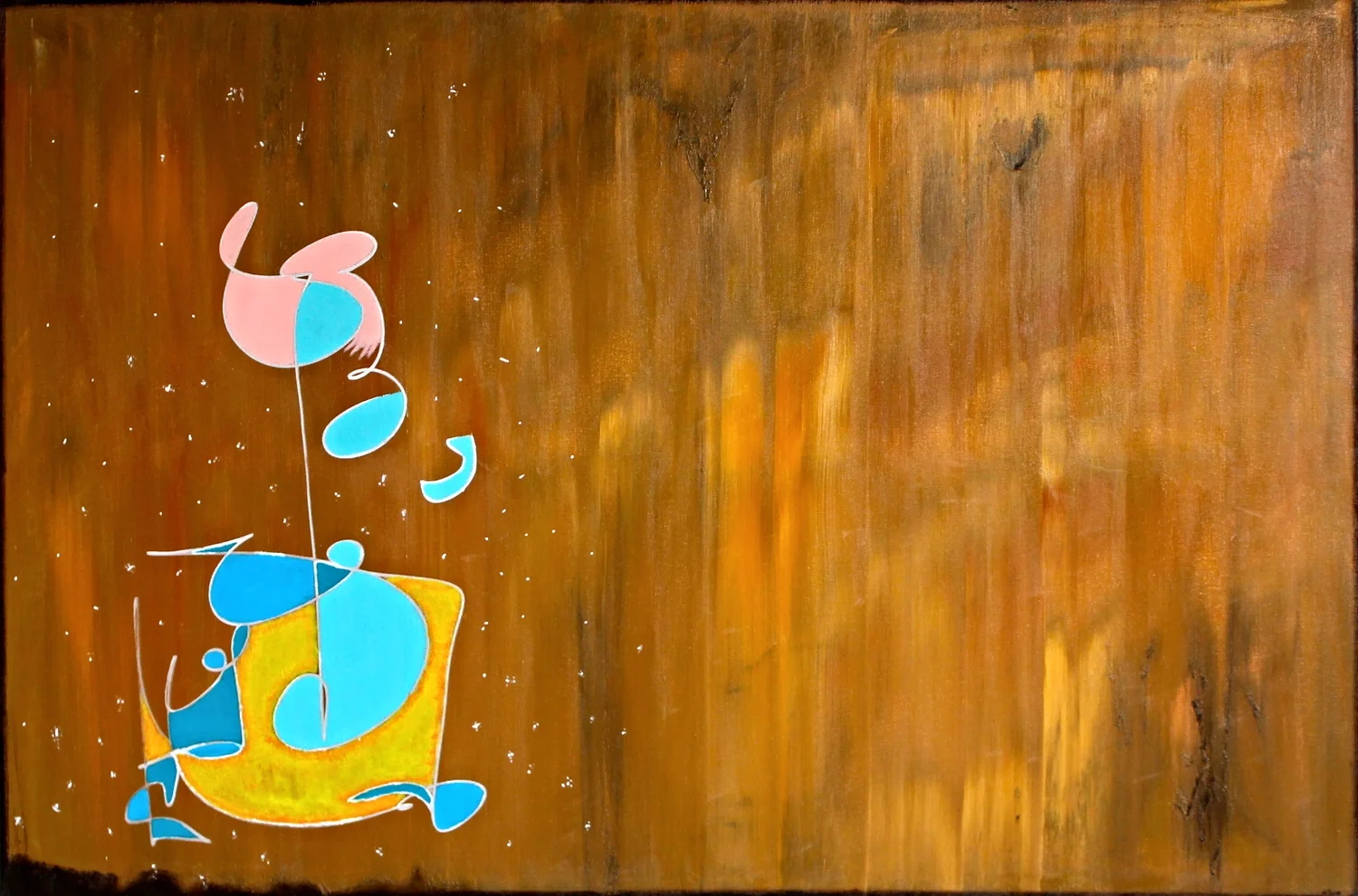 mother and son graffiti fullerton by the lake