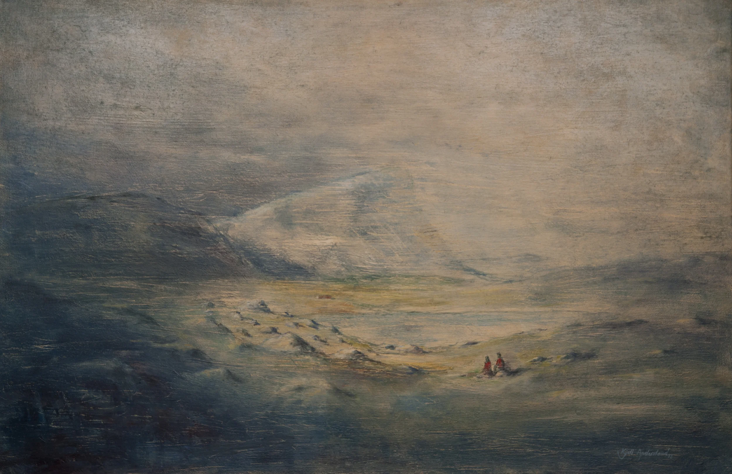  Fjelltur &nbsp; &nbsp; &nbsp; (solgt) 60x40 cm 