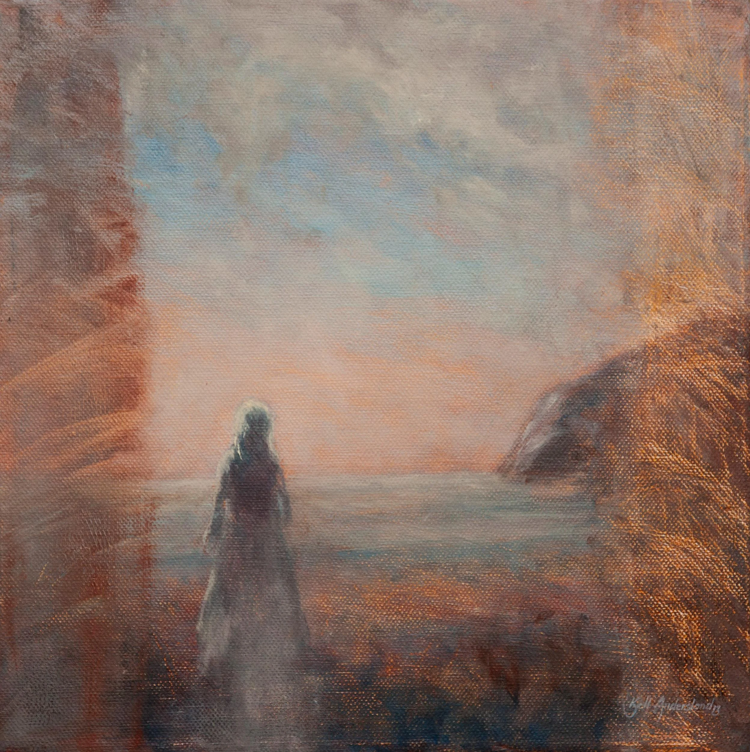 Lys utsikt &nbsp; (solgt) 30x30 cm 