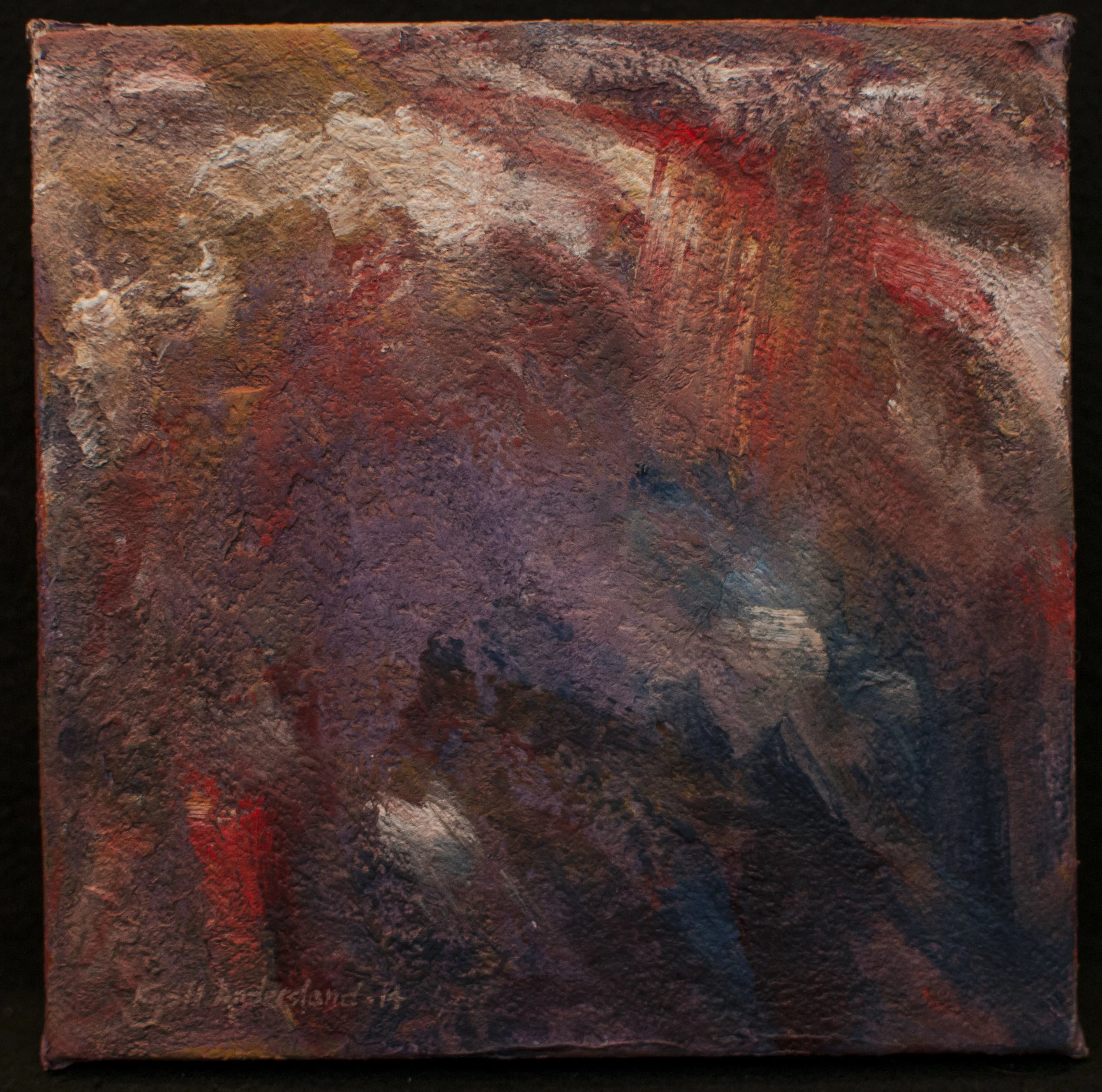  Fargespill 02 / Colour play 02  Akryl 15x15 cm 