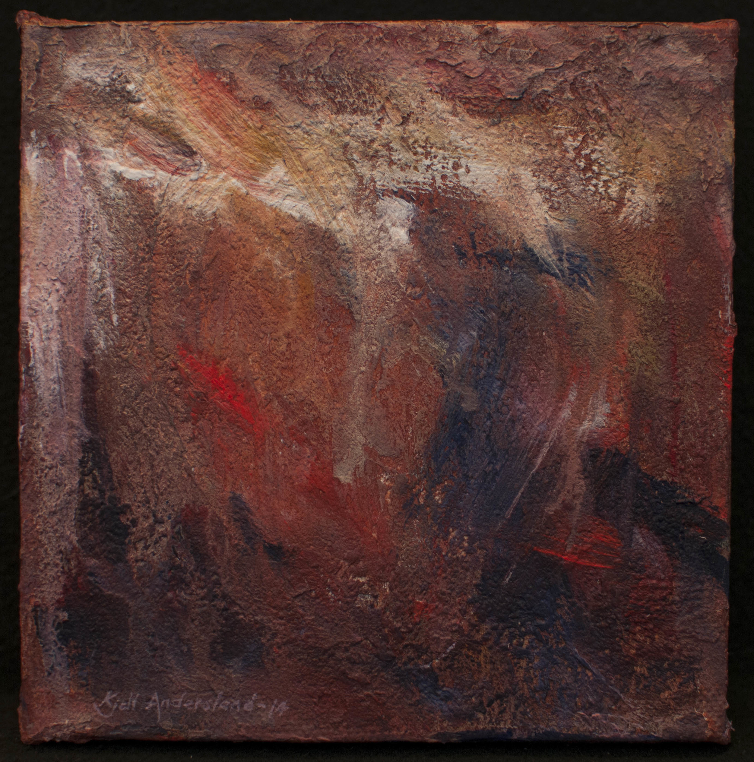  Fargespill 03 / Colour play 03  Akryl 15x15 cm 