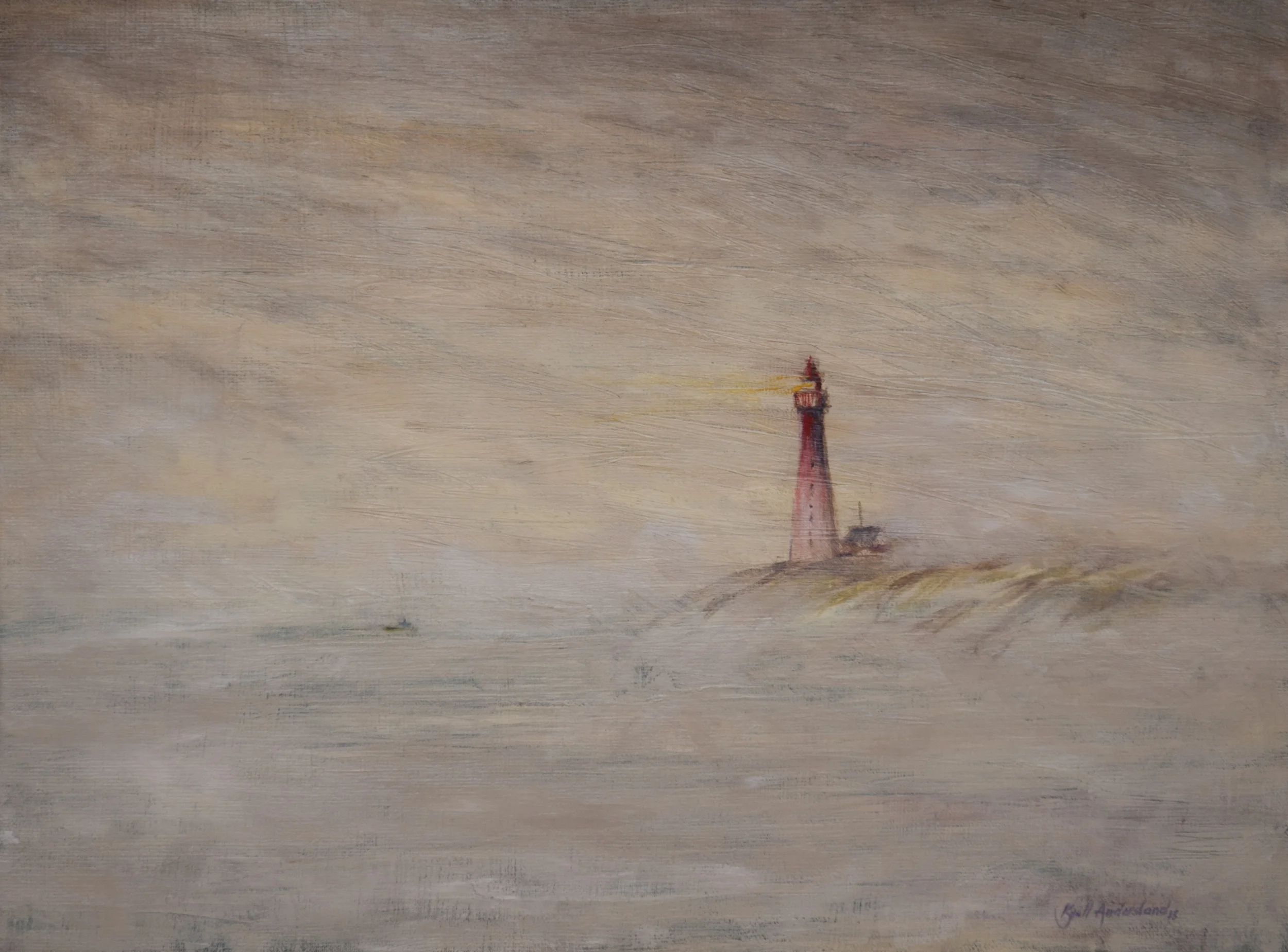  Rødt fyr 40x30 cm   