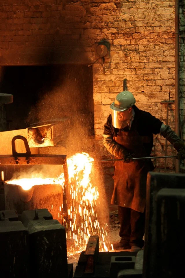  Preparing for casting of our substantial & beautiful wheels