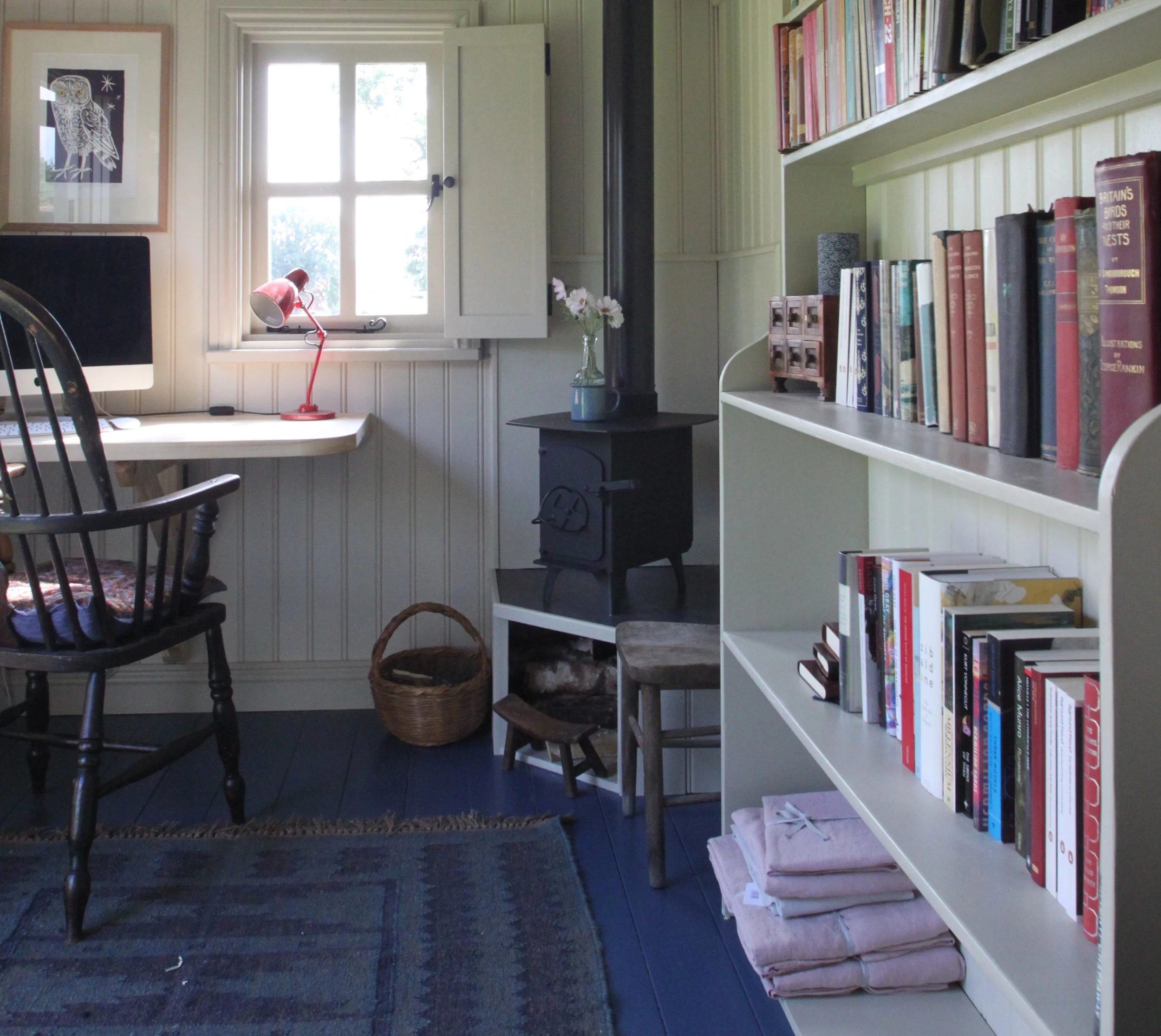 An office in the hut