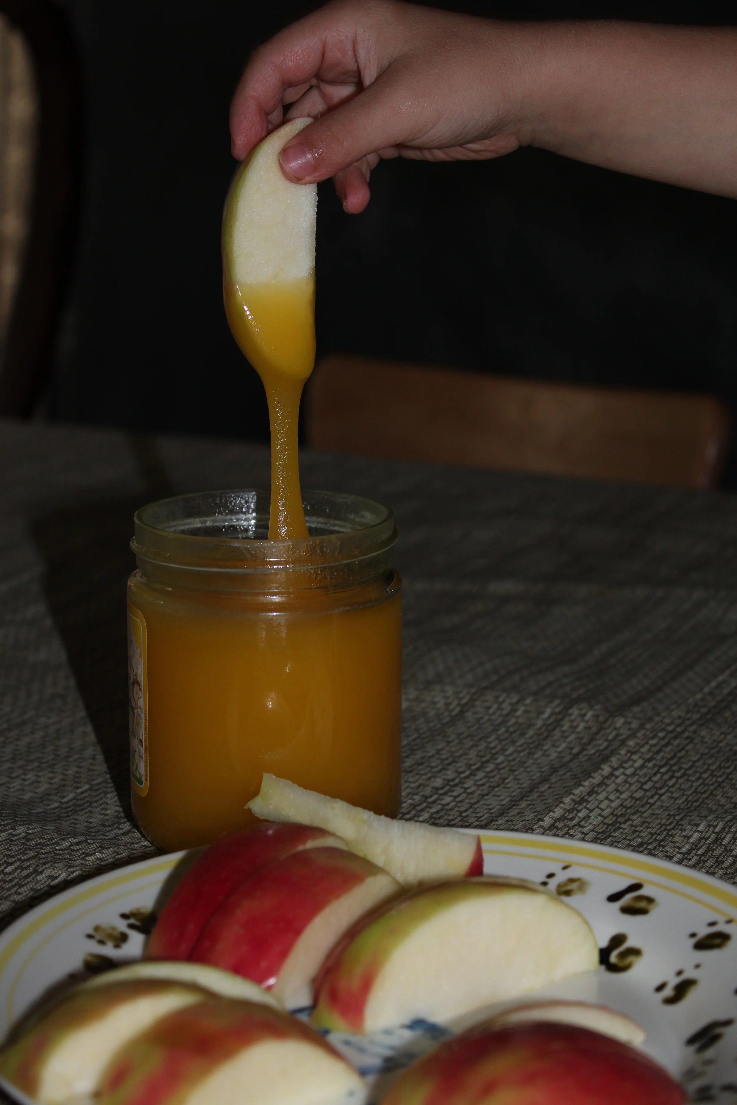 Apples dipped in honey!