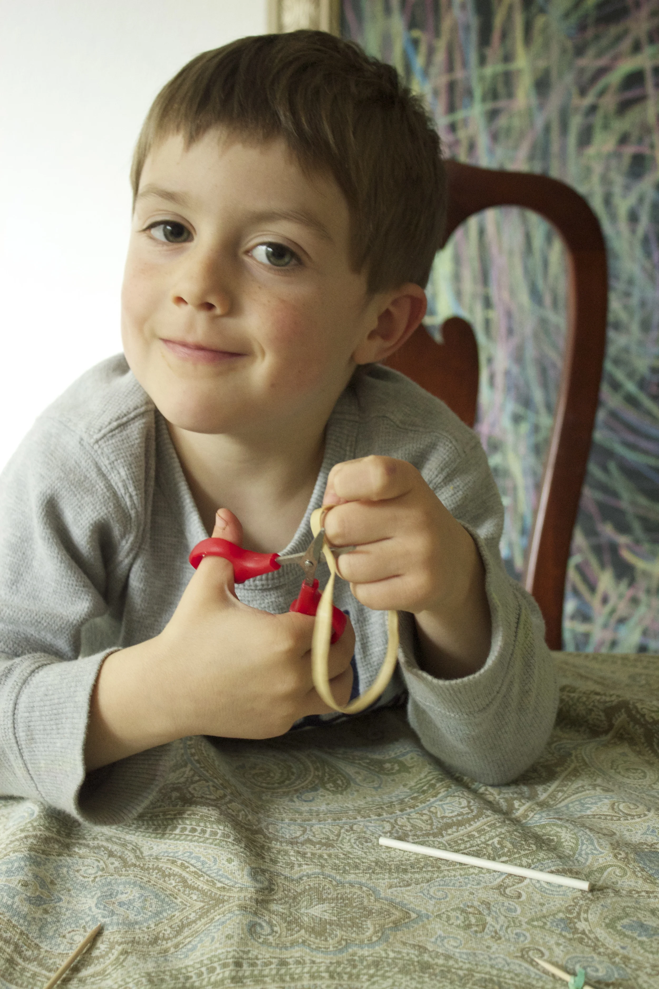 Cutting the rubber band