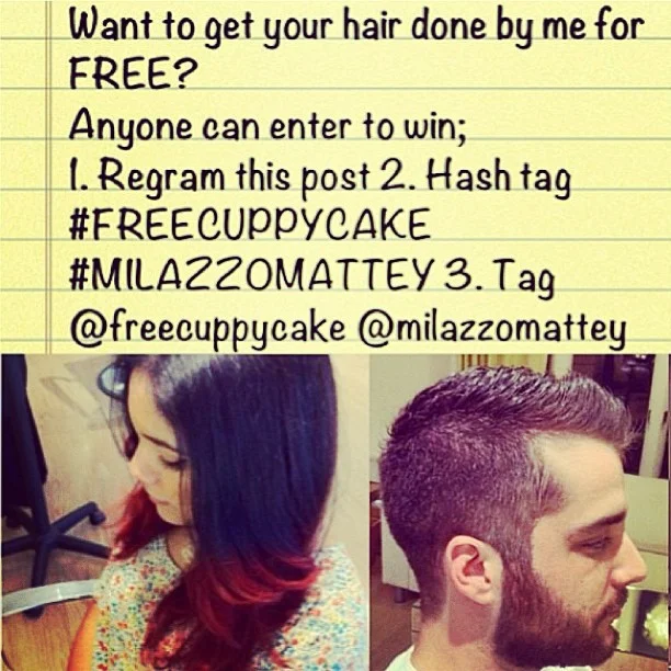 Oh hell yes. ❤️✂️✂️✂️ #freecuppycake #milazzomattey @freecuppycake @milazzomattey by mskristenmarie