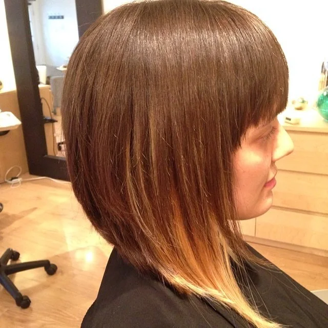 Look what Steph did today! #milazzomattey #milltown #nj #njsalon #colorblocks #highlights #invertedbob #haircut #haircolor #mm by milazzomattey