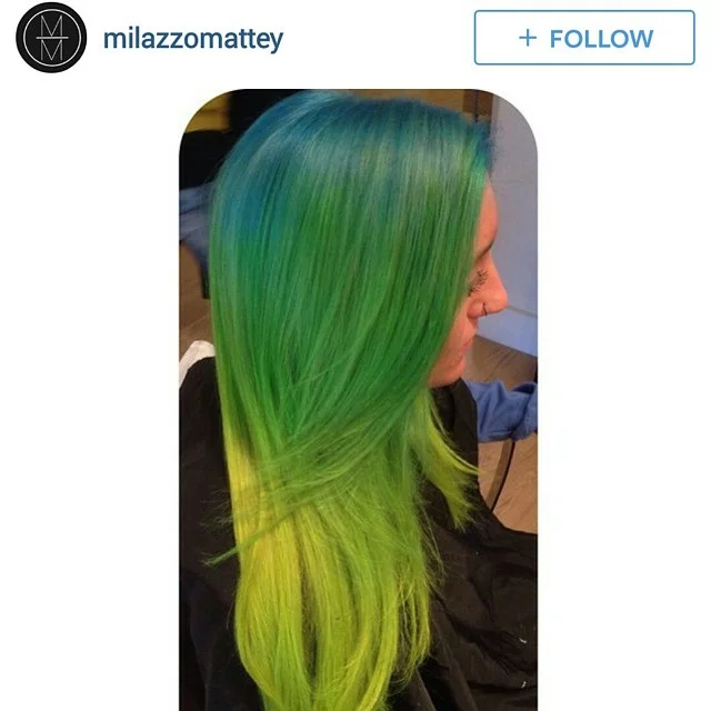 This is awesome!!!! Color by @milazzomattey. Stumbled across this on my explore page....you might see the colors...but what I see is the thinking/planning behind it....the process, the possible formulas, the application techniques, the "what if's", & I feel the excitement that the stylist probably felt when preparing for this, etc...#cosmetologists see beyond the after pic, lol...excellent work! This just brought me back to life, lol...#hair #hai
