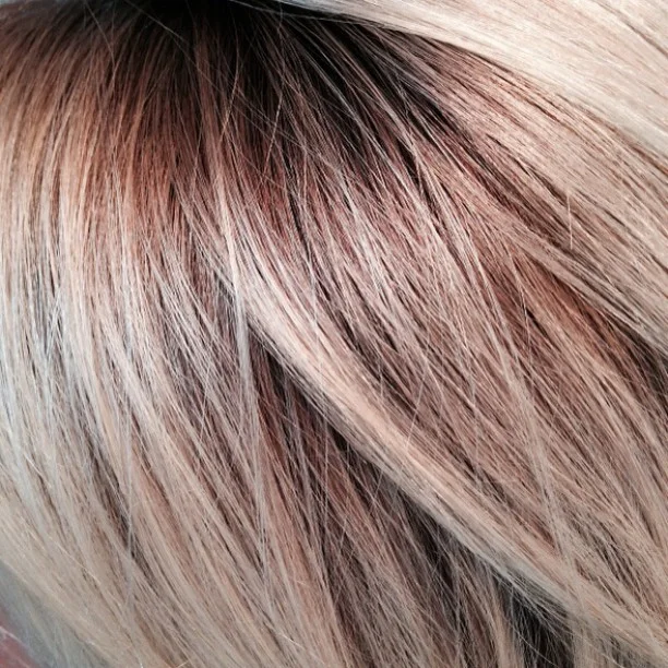 Close up of the color melt I did today. She was a bleached golden blonde but the up keep was too much. Melting her natural color into the light ends. All toned with a pearl base. In love❤️ by @mindseyeorwhatever #milazzomattey #milltownnj #njsalon #summerhair #blonde #colormelt by milazzomattey
