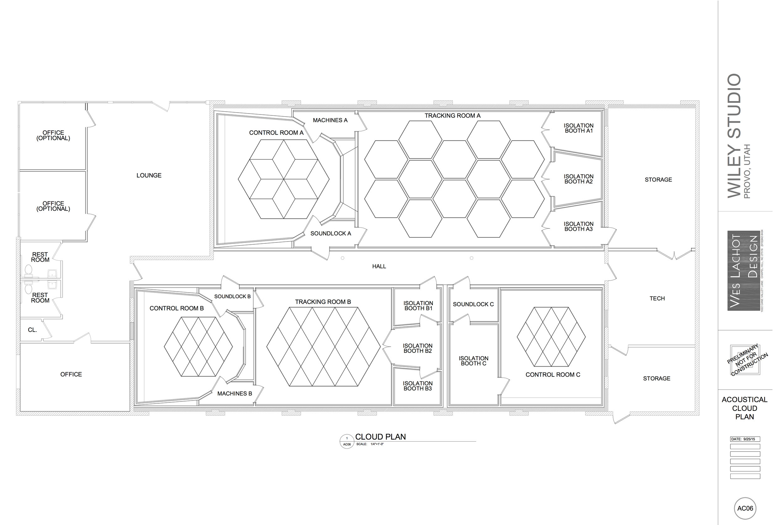(Wes’s initial floor plan for the tire shop)