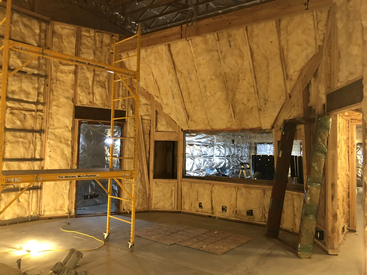 Control room 1 post-insulation.
