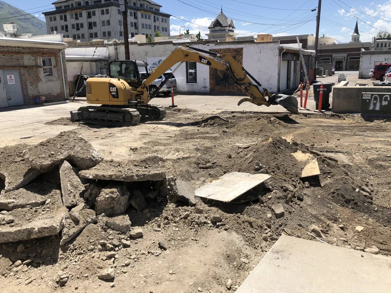 We’ve been working with our neighbors to join together and pave most of the back alley which has been in great disrepair for years.
