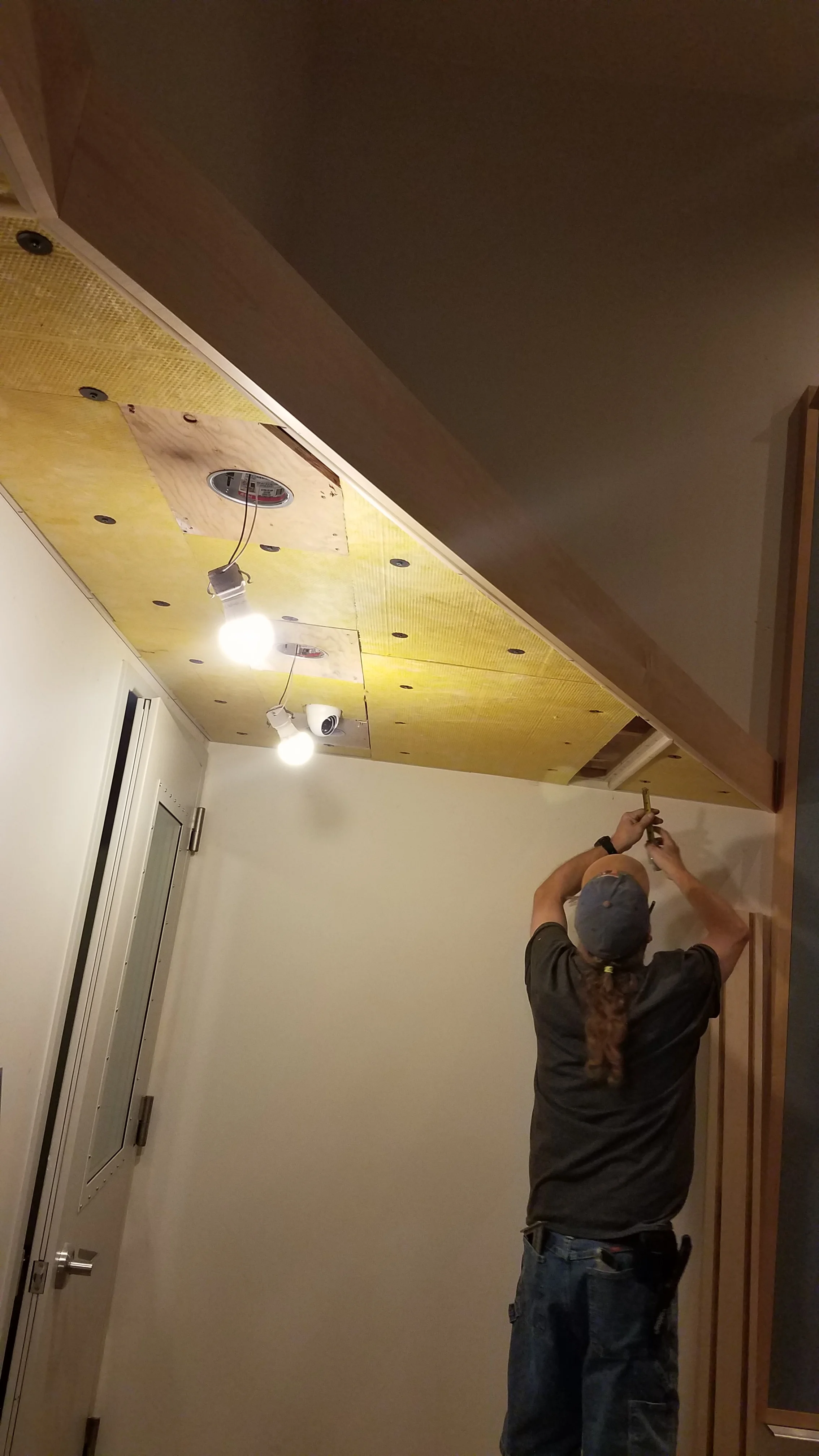 705 is installed under the soffits.
