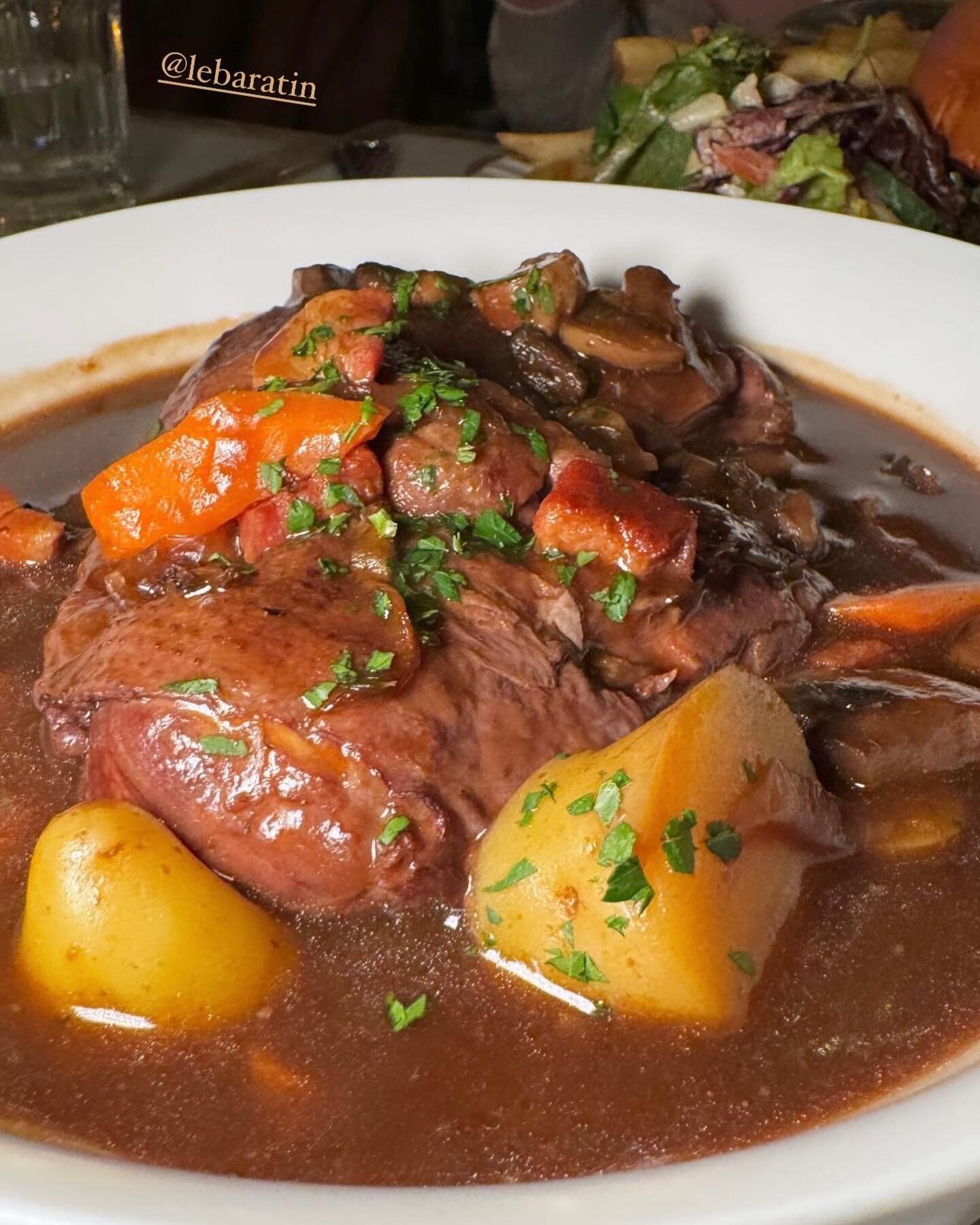 Coq au Vin @lebaratin perfect winter dish. 
#westvillage #foodie #foodpics #bistro #nyrestaurants #yummy #eeeeats #nyc #foodstagram 📸 @myfavoritemenu_