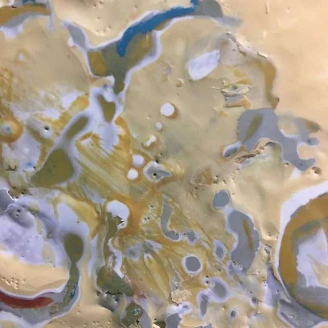 #kimgabelart #abstractart #encaustic #closeup #wip