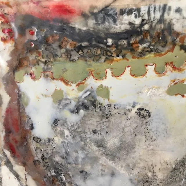 #kimgabelart #artofinstagram #abstract #encaustic