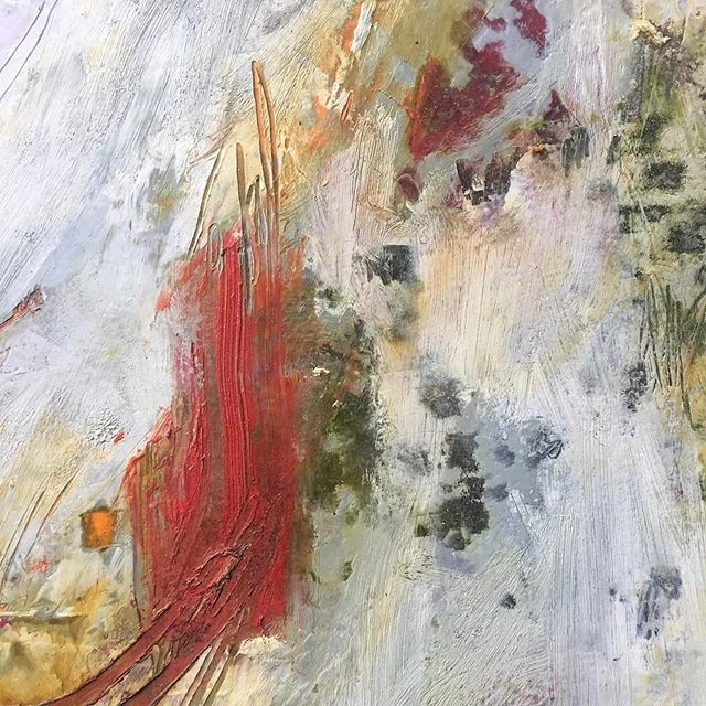 #kimgabelart #abstractpainting #oilandcoldwax #closeup #wip