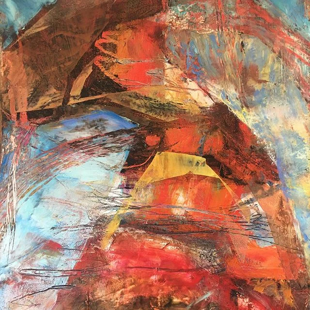 Utah!!!! #kimgabelart #abstractpainting #oil #oilandcoldwax #artofinstagram