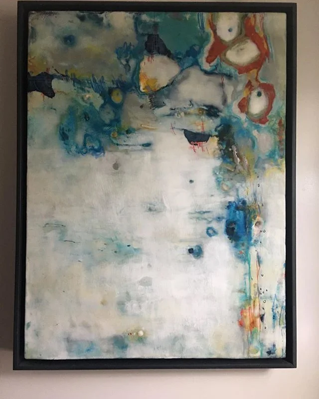 #kimgabelart #abstract-painting #encaustic