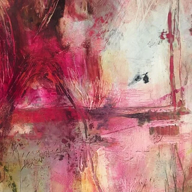 This little bit happens to be the only part I like......... Still working on the rest... #kimgabelart #artofinstagram #absractart #oilandcoldwax #wip #closeup
