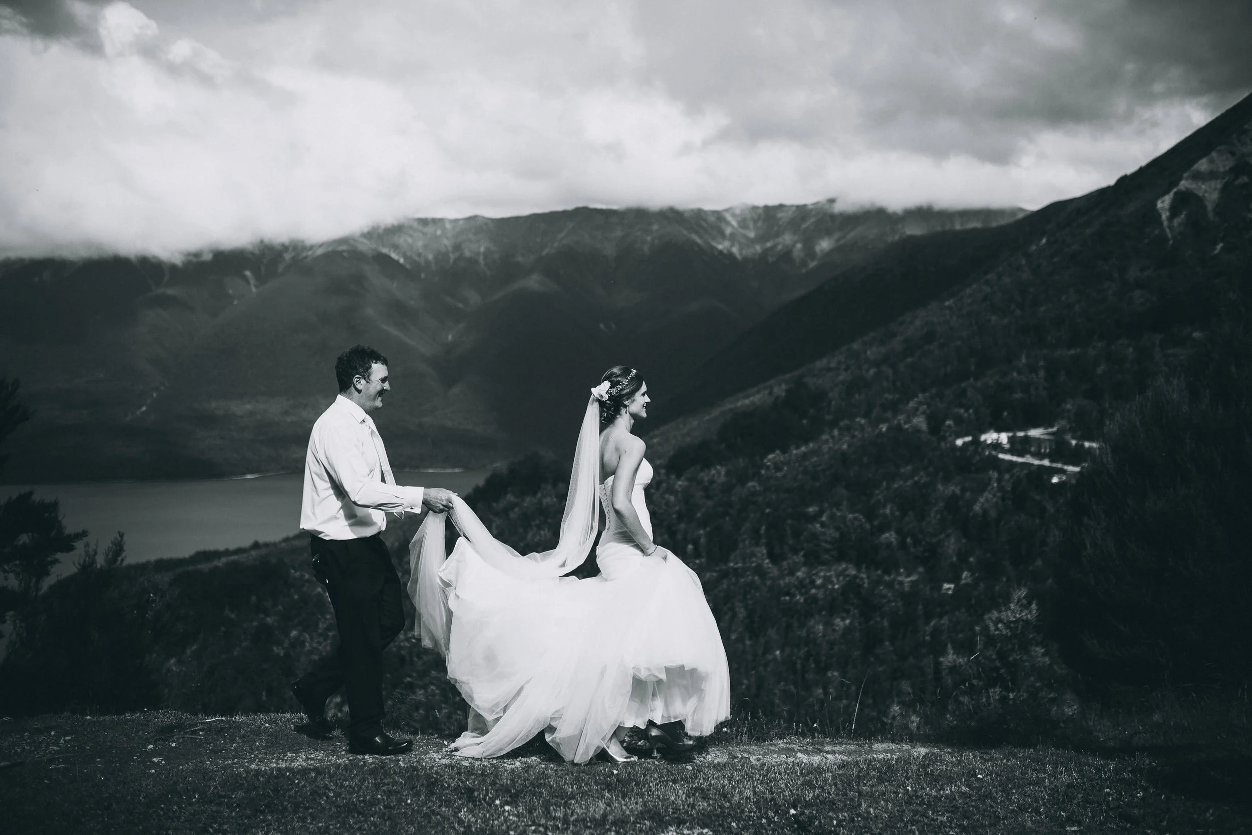 Lake Rotoiti Wedding - St Arnaud Wedding - Nelson Wedding Photography - Nelson Wedding Photographers - The Woods Photography