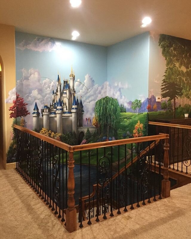 &quot;They say if you dream a thing more than once, it's sure to come true.&quot; &mdash;Sleeping Beauty
.
.
.
.
.
#murals #disneycastle #postivelife #inspiration #smile  #goals #happy #motivation #disneyresort #disneyworld #disneywithdrawal #disney 