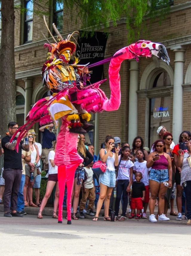 one-of-a-kind performance Lafayette Louisiana stiltshow.com 