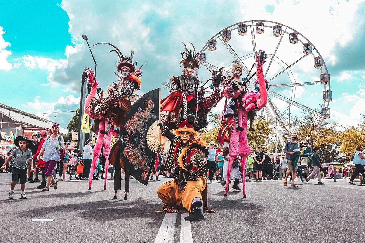 One-of-a-kind performance  stiltshow.com 