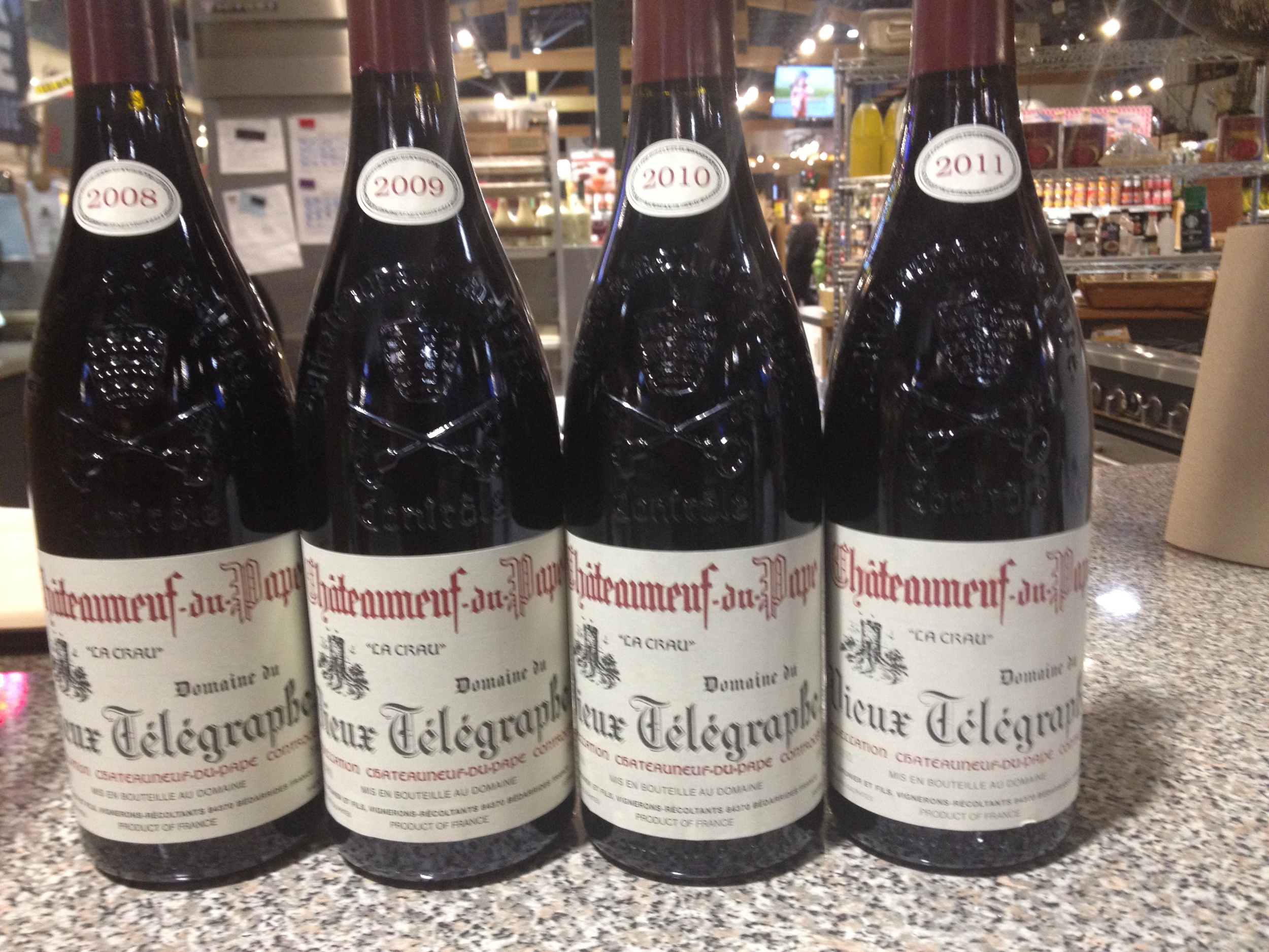 If you aren't familiar with Vieux Telegraphe, visit Kermit Lynch Imports Website.
