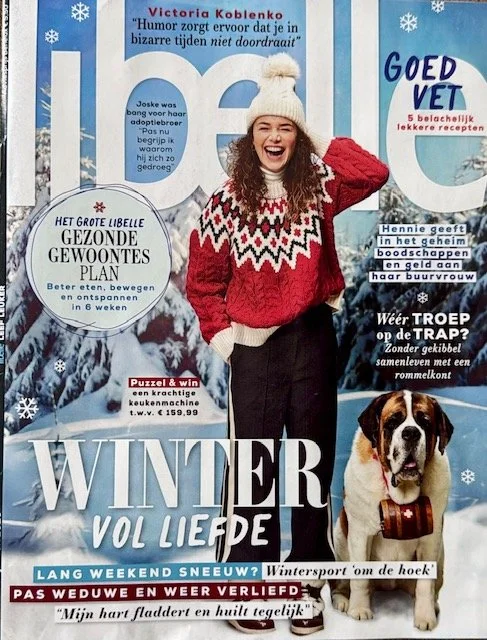 Bob op de cover van de 'Libelle'