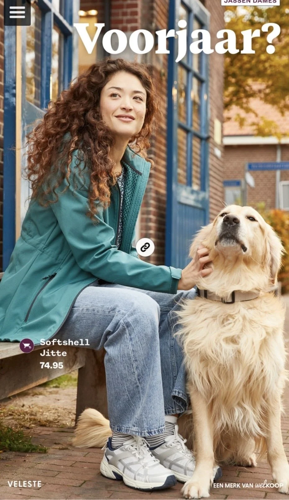 Olly op de website en in de folder voor 'Welkoop'