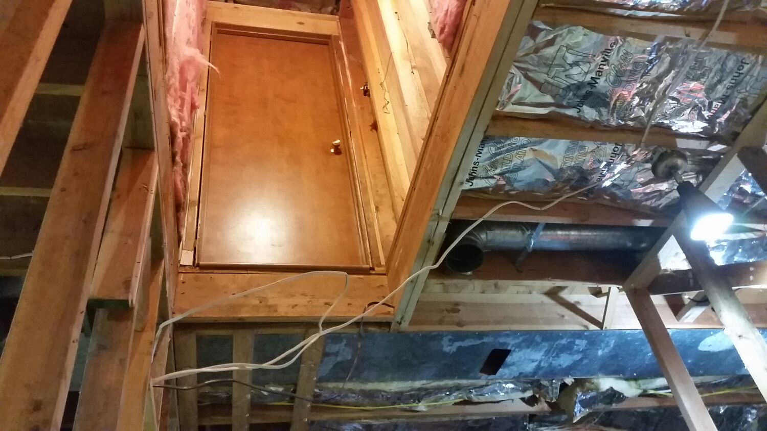 Stairs gone