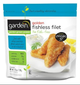  Tastes better than fish sticks. A big favorite around here! Gardein also makes excellent plant-based chicken strips, ground beef, crabcakes & more.