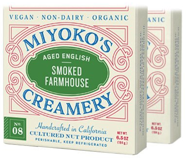  Miyoko's smoked farmhouse, mozzerella and herbes des provence are dreamy!