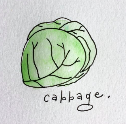 "Buttered Popcorn" Roasted Cabbage