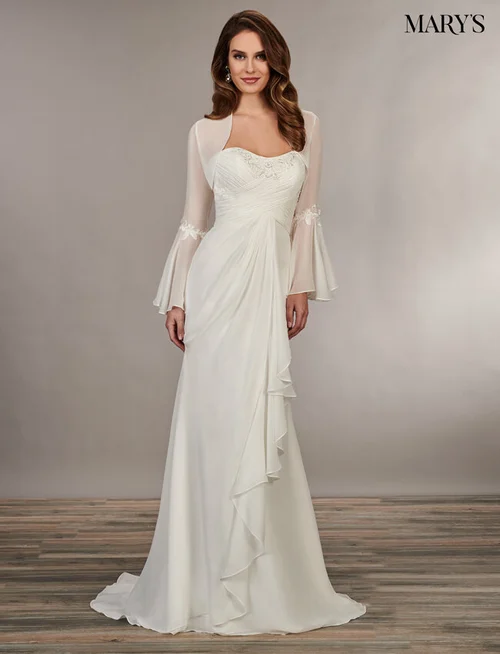 open lace back dress Girls Applique Sleeveless Gown by Mary's Bridal MQ4036