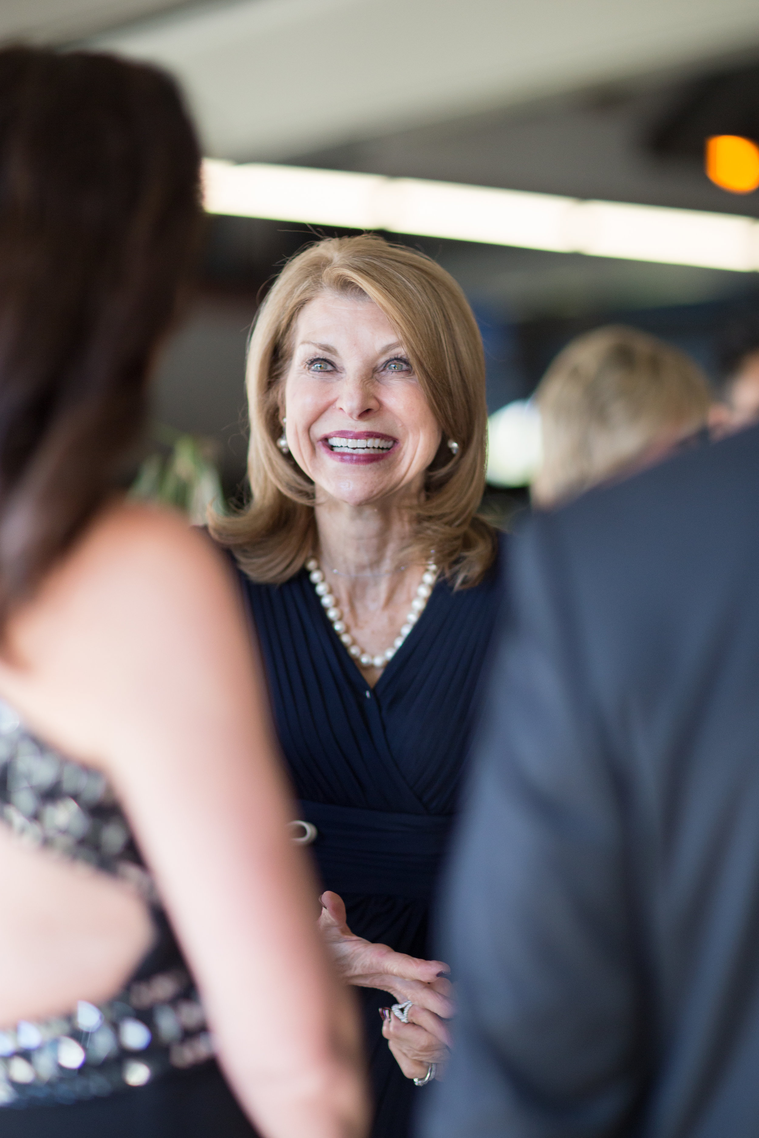   Pam Tebow shares a fabulous smile with gala attendees  