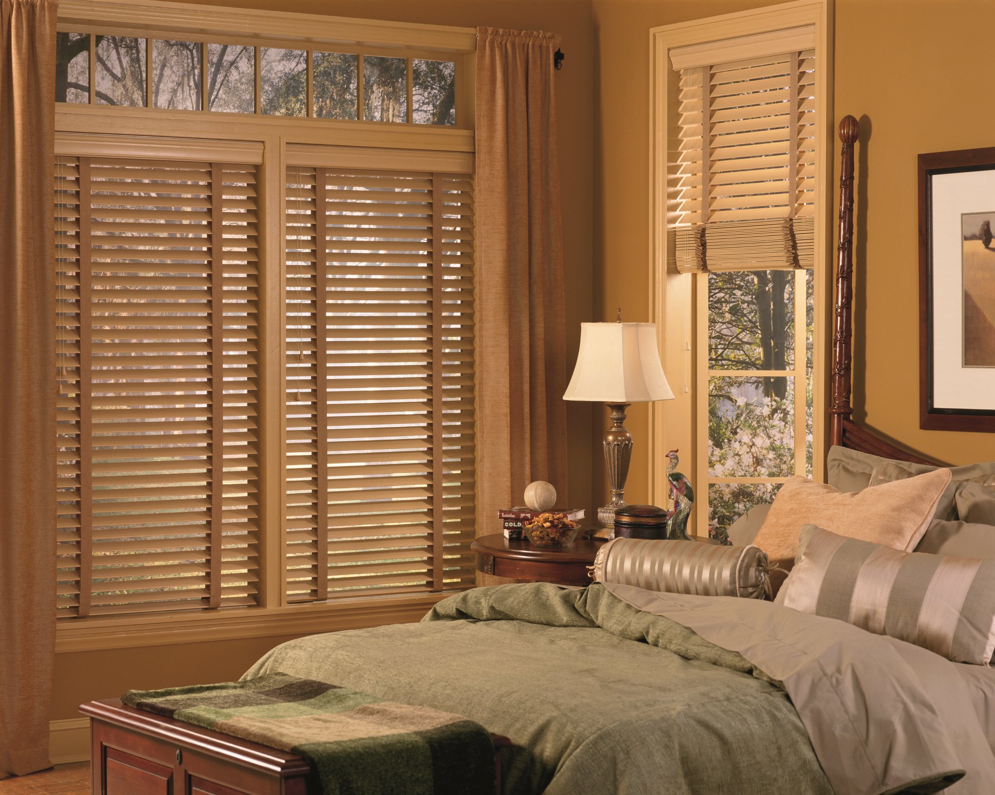 Bedroom window treatment