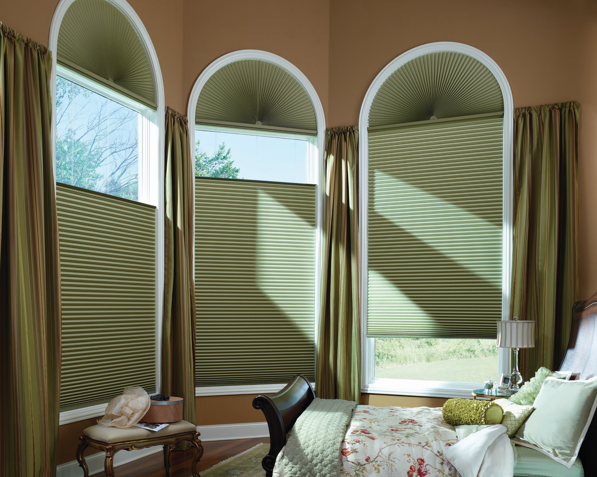 Bedroom window treatment