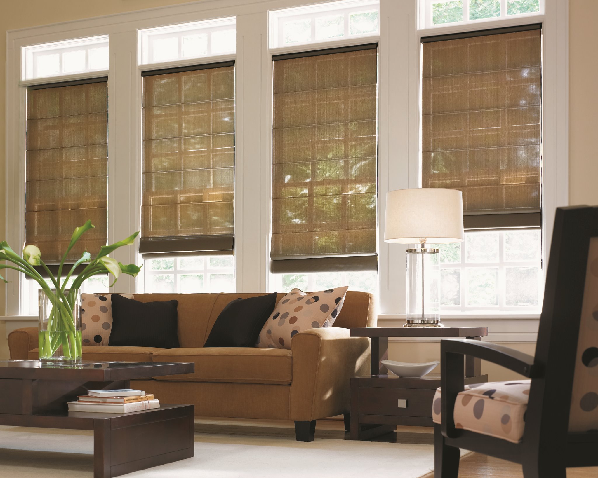 Living room window treatment