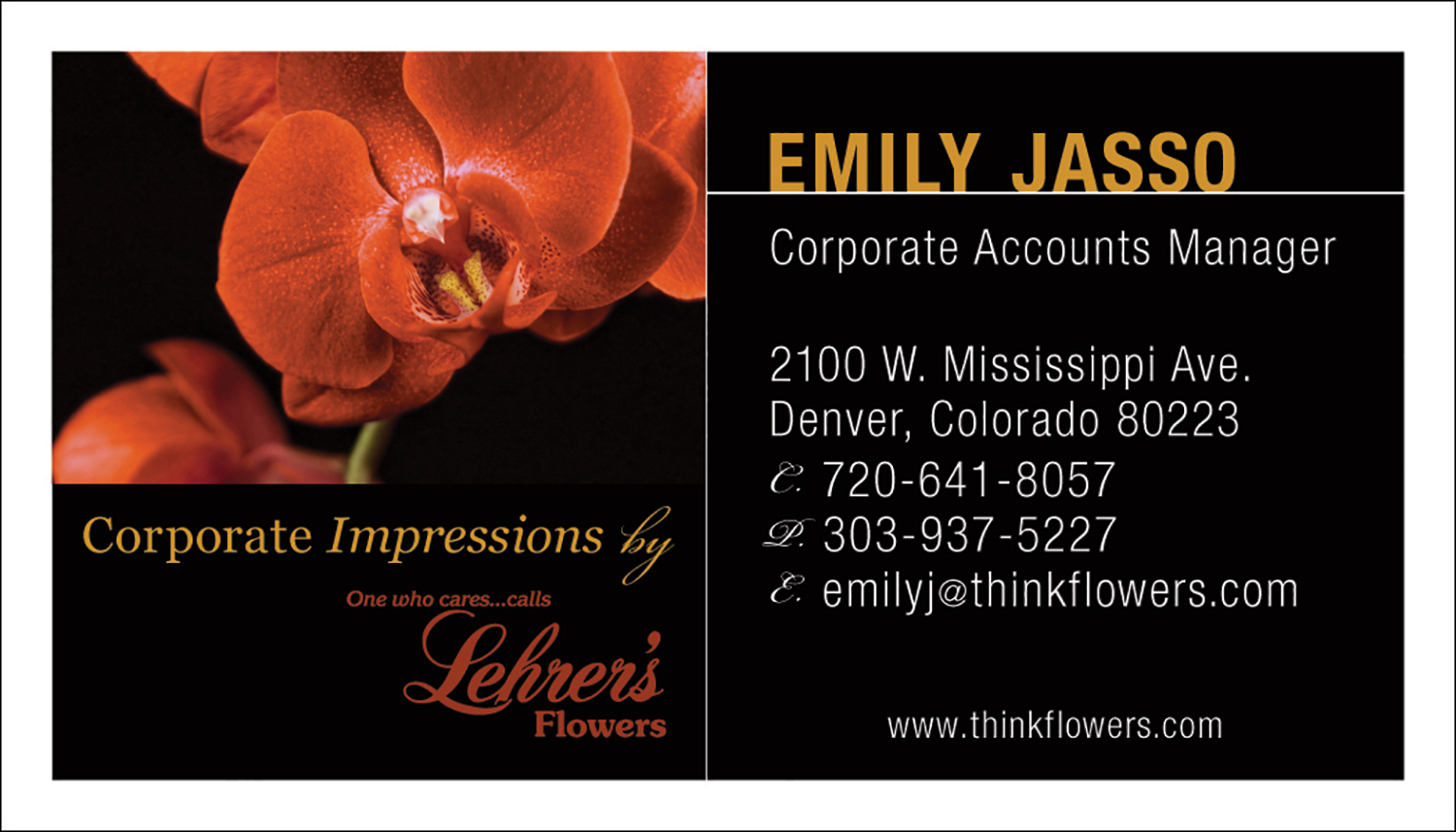 Client : Lehrer's Flowers
