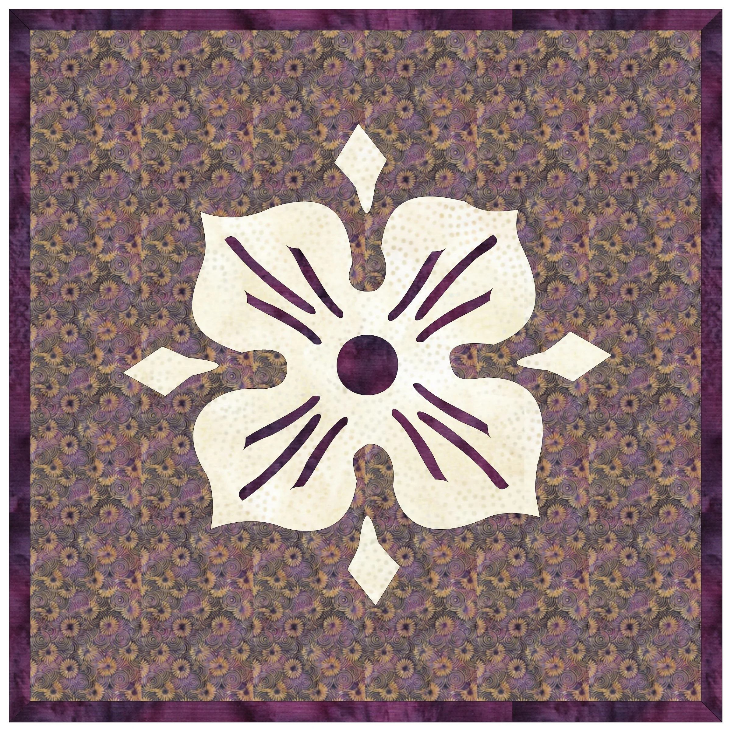 F-2. Tudor Rose-Prp Print-Boy.JPG