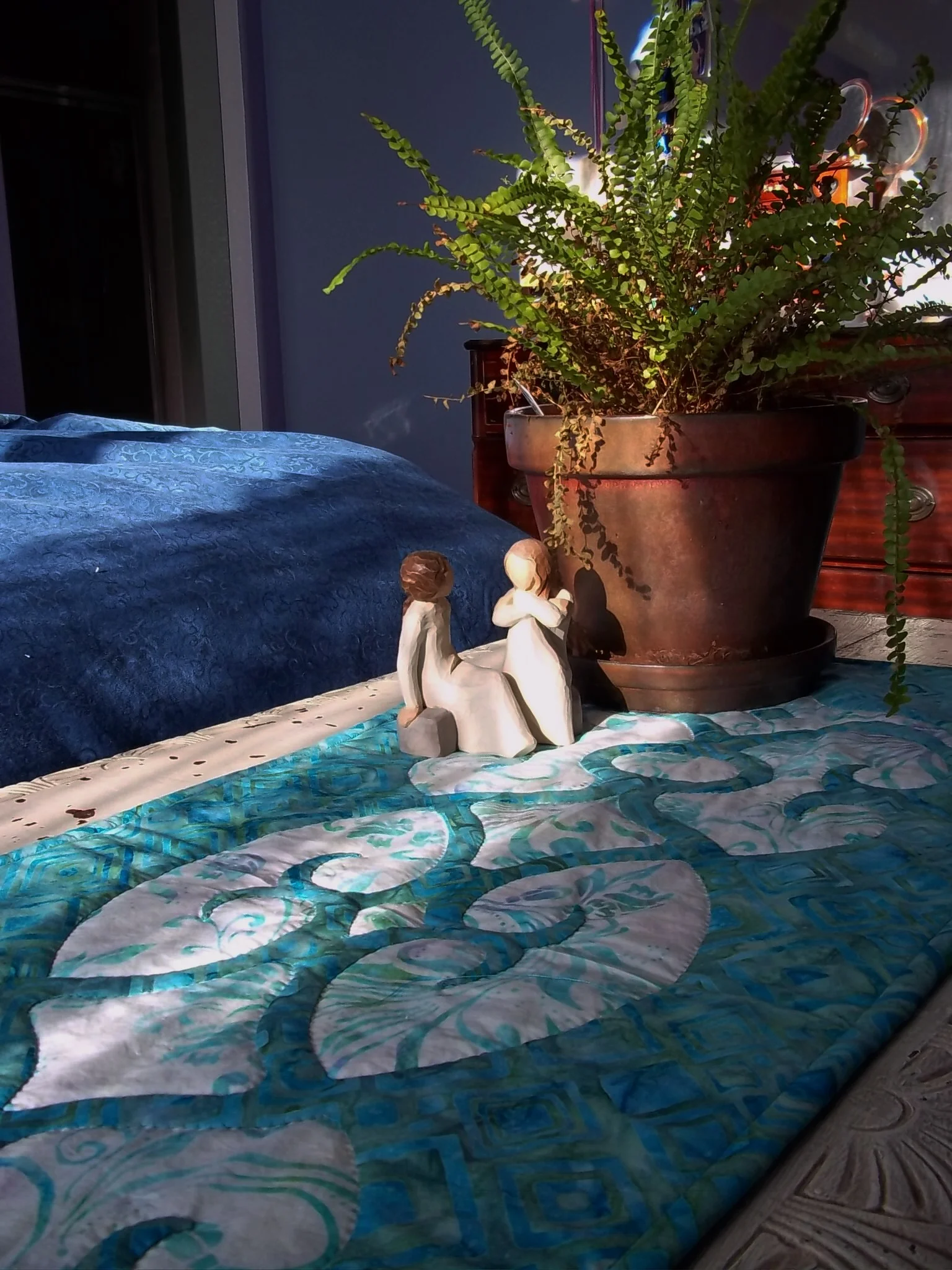 Enchanted Evening table runner . What batiks will you choose to make your's in?