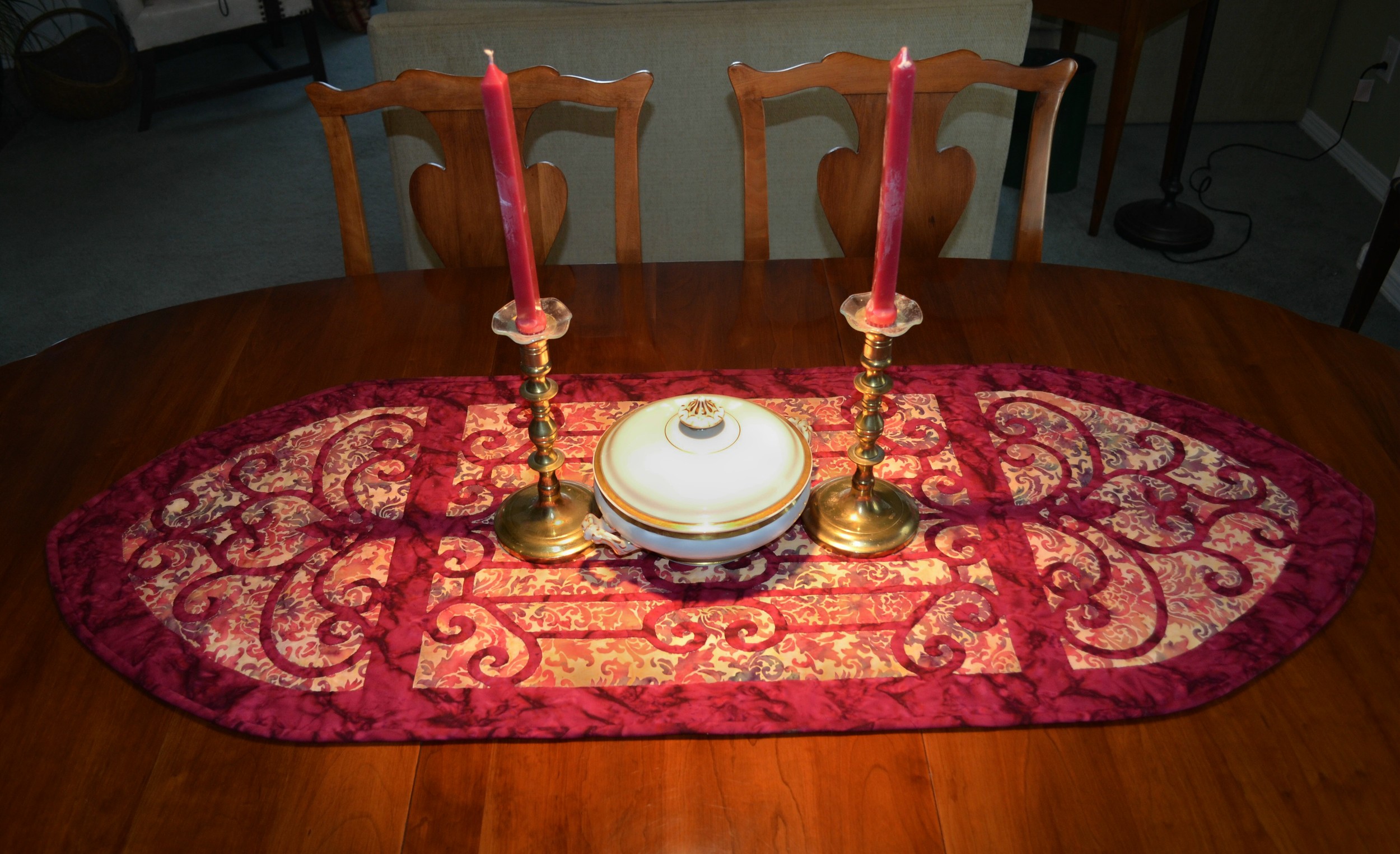 Karen's Hospitality, full width on table with casserole and candles(2).jpg