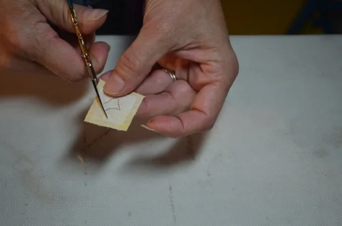 7. Cutting shape out