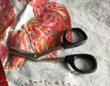 N5100B 4" bent handle Kai scissors . Specially honed for Eye of the Beholder!