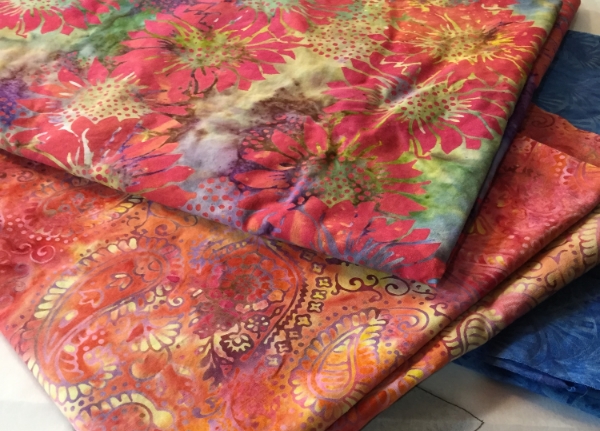 Flower Fields collection/2015. Top, background and binding fabric.