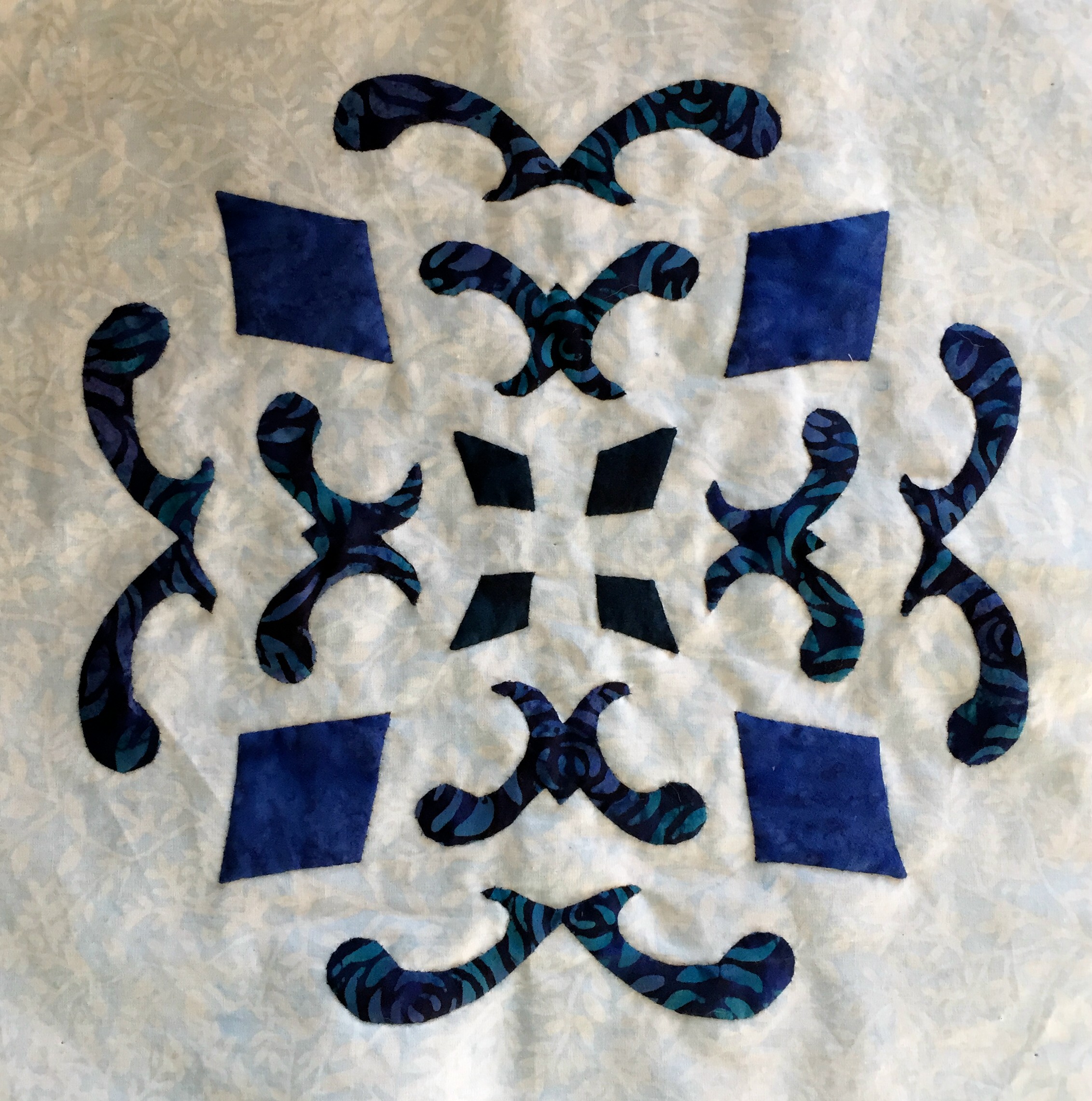 Double Dutch Delft: Block A , 12" x 12"